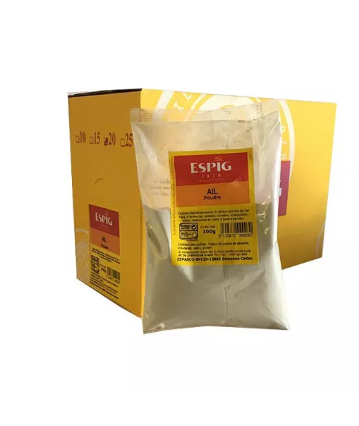 AIL MOULU - AIL POUDRE - Espig - 20x100g